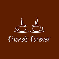 happy friendship day greeting card stock vector