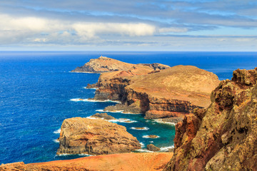 Fototapeta na wymiar Cape Ponta de Sao Lourenco, the most eastern point of Madeira island, Portugal