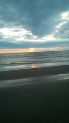 spiaggia al tramonto