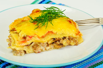 Lasagna with Minced Meat