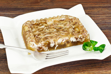 Chicken Aspic, Cold Appetizer
