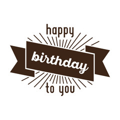 Obraz premium Festive Happy Birthday