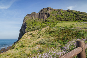 View of Seongsan Ilchulbong (