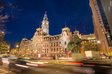 Obraz premium Philadelphia's City Hall building