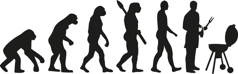 Man at the grill - bbq evolution