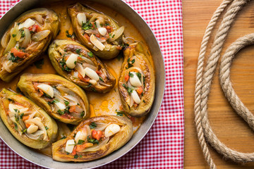 imam bayildi / Turkish traditional eggplant