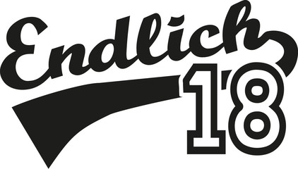 Finally 18 - eighteenth birthday german