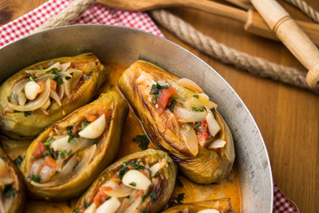 imam bayildi / Turkish traditional eggplant