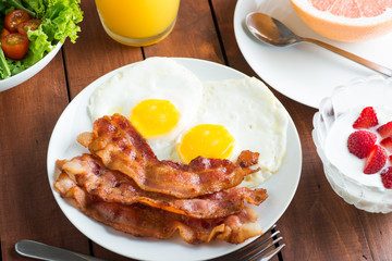 sunny side up, healthy breakfast