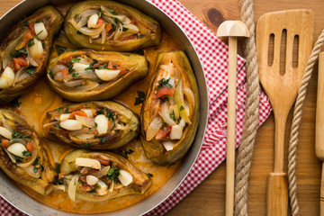 imam bayildi / Turkish traditional eggplant