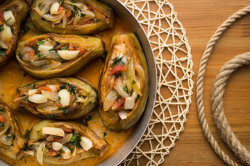 imam bayildi / Turkish traditional eggplant