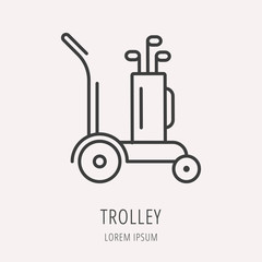 Golf Game Icon or Element