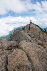Fototapeta premium 石鎚山山頂