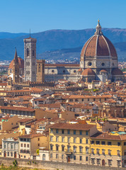 Fototapeta premium View of the Historic City of Florence