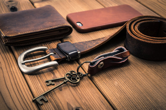 革製品 フラット レイアウト