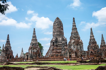 Fototapeta premium Wat Chai Watthanaram in Ayutthaya, Thailand