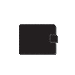 Vector Wallet flat illustration.