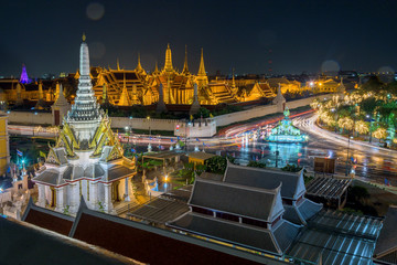 Wat Phra Kaew Royal Palace in Bangkok, Thailand