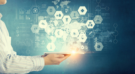 Using innovative technologies .  Mixed media