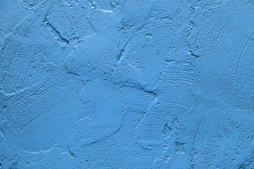 Wall painted in retro cyan texture