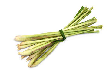 lemon grass isolated on white background