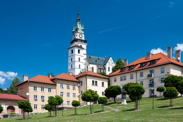 Fototapeta na wymiar Castle Main Square Kremnica Slovakia