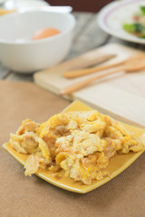 Local minced pork omelet