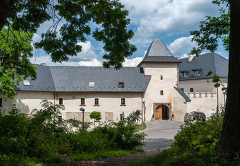 Fototapeta na wymiar Gate Castle Grand Viglas - Slovakia