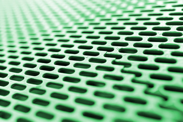Abstract background of green metal