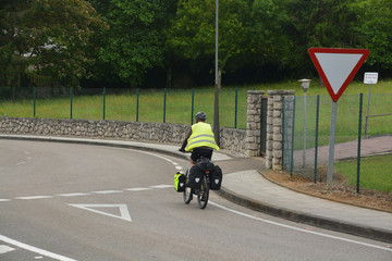 haciendo el Camino de Santiago en bicicleta