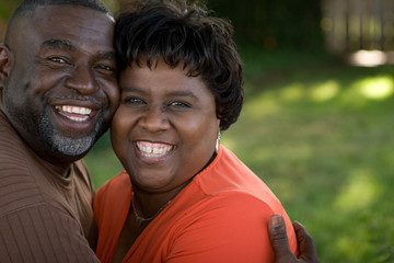 Obraz premium Mature African American Couplw