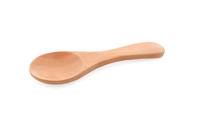 Wooden Spoon on white background