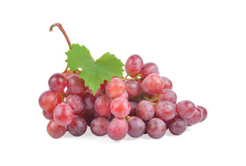 Bunch of grape on white background