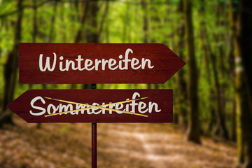 Schild 104 - Winterreifen