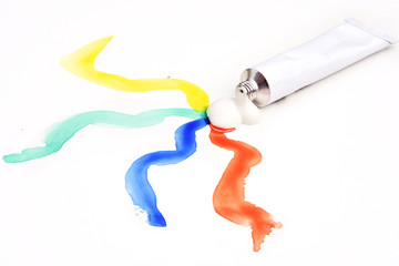 Wasserfarbe mit Deckweiß