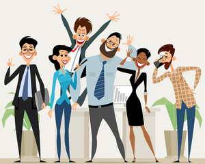 Business team in office