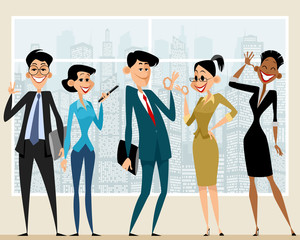 Business team in office