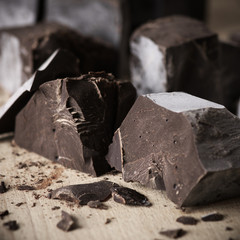 Dark bitter chocolate