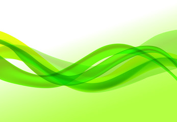 Fototapeta na wymiar Wave Abstract Backgrounds green
