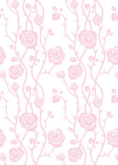 Pastel roses pattern