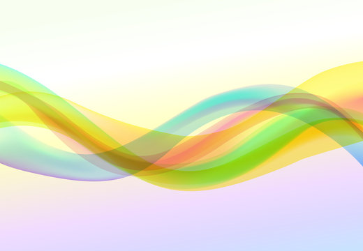 Wave Abstract Backgrounds rainbow