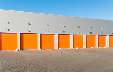 commercial warehouse exterior