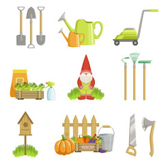 Garden Related Objects Set