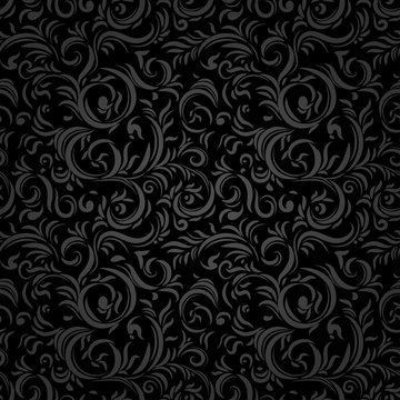 Black stylized pattern