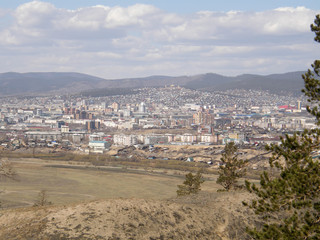 Fototapeta premium View of the city of Ulan-Ude.