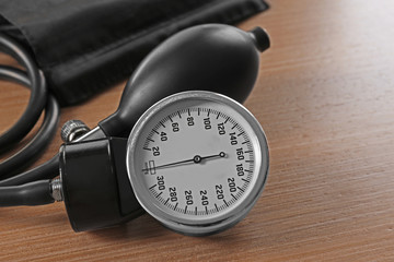 Tonometer, closeup