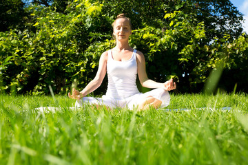 Meditating in the Park