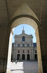 Palace of El Escorial. View through the arch
