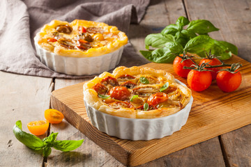 Tomato quiche
