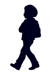 Lush bow. Vector drawing